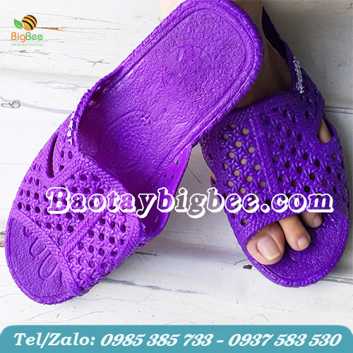 Dép tổ ong màu tím Dép tổ ong màu tím