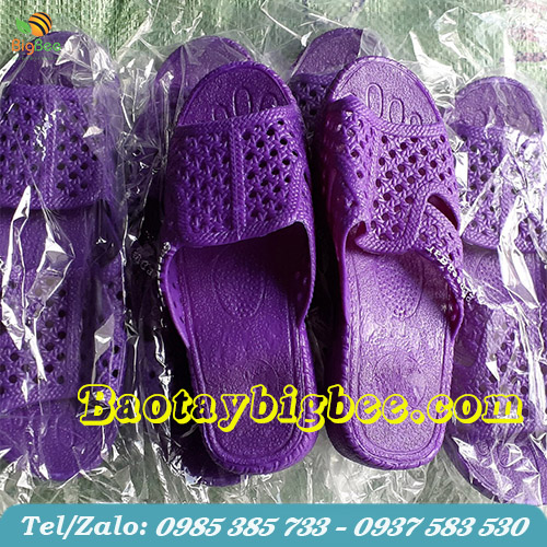 Dép tổ ong nam nữ màu tím Dép tổ ong nam nữ màu tím