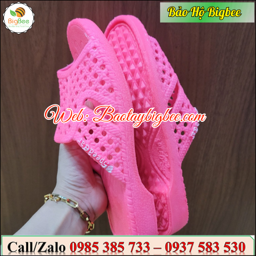>>Dép tổ ong nam nữ màu hồng. >>Dép tổ ong nam nữ màu hồng.