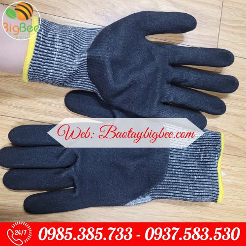 >>Găng tay chống cắt phủ latex. >>Găng tay chống cắt phủ latex.