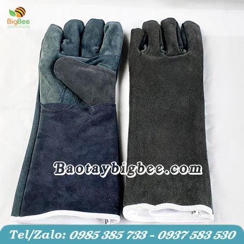 Găng tay da bò loại dài Găng tay da bò loại dài