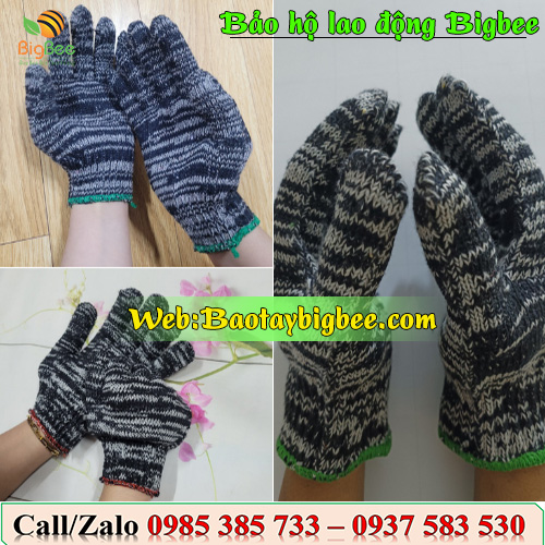 Găng tay sợi len cotton thông thoáng - thấm hút mồ hôi.  Găng tay sợi len cotton thông thoáng - thấm hút mồ hôi.