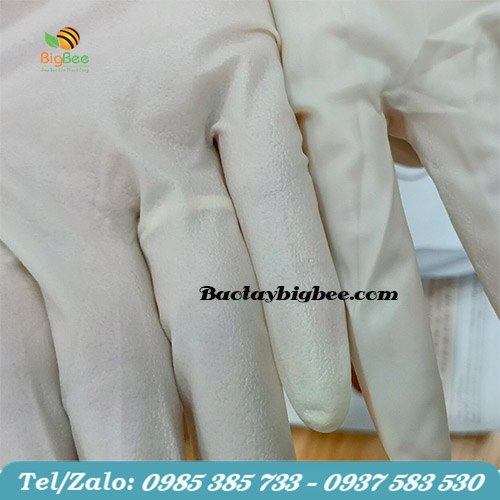 Găng tay y tế phẫu thuật mềm mịn trơn láng Găng tay y tế phẫu thuật mềm mịn trơn láng