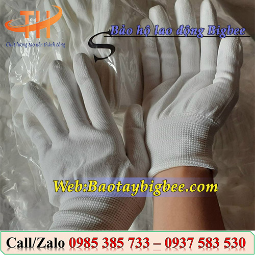 Găng tay phủ Pu chống tĩnh điện ngón tay Găng tay phủ Pu chống tĩnh điện ngón tay