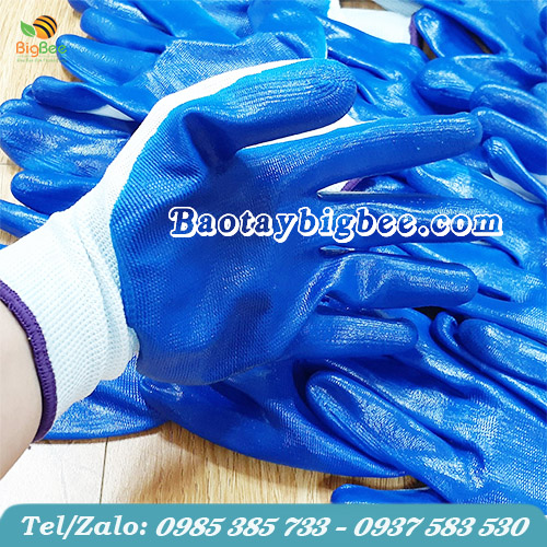 Găng tay nhúng phủ PVC Găng tay nhúng phủ PVC