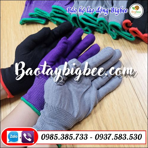 Găng tay lao động thun mỏng giá rẻ đủ màu. Găng tay lao động thun mỏng giá rẻ đủ màu.