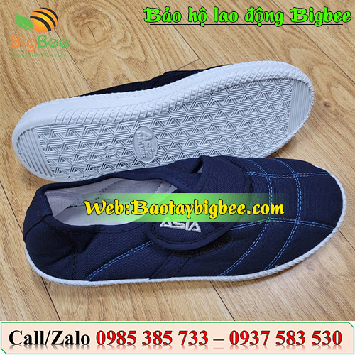 >>Giày Asia dán xé - giày Asia màu xanh đen. >>Giày Asia dán xé - giày Asia màu xanh đen.