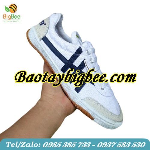 Giày thể thao Asia trắng sọc xanh Giày thể thao Asia trắng sọc xanh