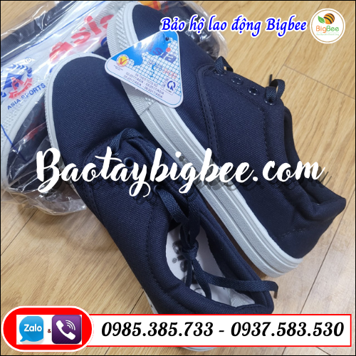 Giày asia xanh đen cột đây. Giày asia xanh đen cột đây.