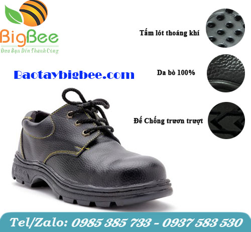 Cấu tạo giày bảo hộ đế kép, mũi sắt. Cấu taoj giàu bảo hộ đế kép, mũi sắt.