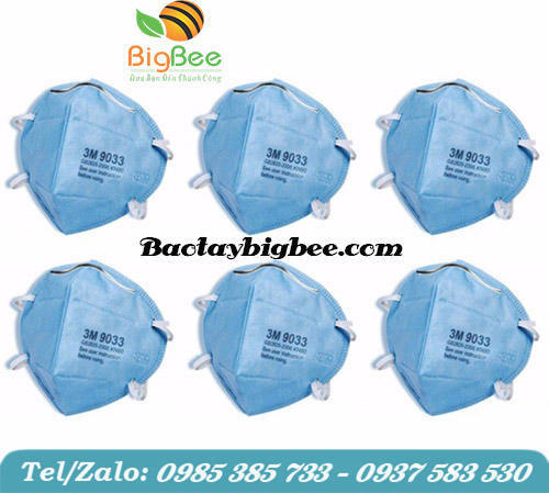 Khẩu trang 3M 9033 chống bụi siêu mịn Khẩu trang 3M 9033 chống bụi siêu mịn