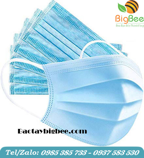 Khẩu trang y tế 4 lớp kháng khuẩn màu xanh. Khẩu trang y tế 4 lớp kháng khuẩn màu xanh.