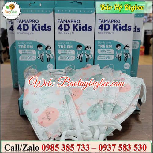 ► Khẩu trang 4D trẻ em. ► Khẩu trang 4D trẻ em.