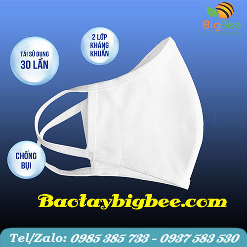 Khẩu trang vải kháng khuẩn cản gọt bắn hiệu quả Khẩu trang vải kháng khuẩn cản gọt bắn hiệu quả