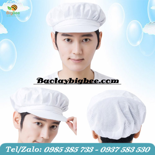 Mũ vải công nhân xếp ly Mũ vải công nhân xếp ly