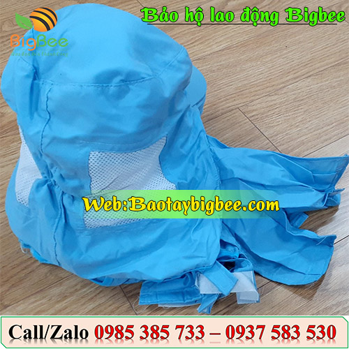 >>Nón trùm đầu thủy sản có khẩu trang màu xanh >>Nón trùm đầu thủy sản có khẩu trang màu xanh