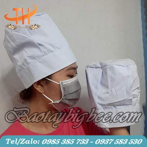 Mũ trắng đầu bếp Mũ trắng đầu bếp