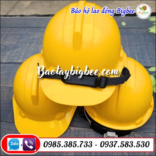 Nón bảo hộ lao động màu vàng. Nón bảo hộ lao động màu vàng.