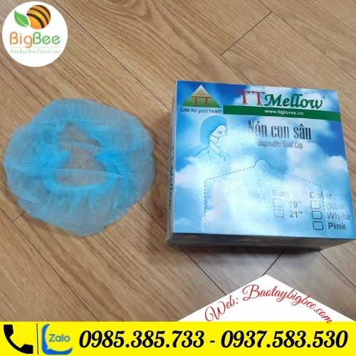 >>Nón trùm tóc y tế - mũ con sâu. >>Nón trùm tóc y tế - mũ con sâu.