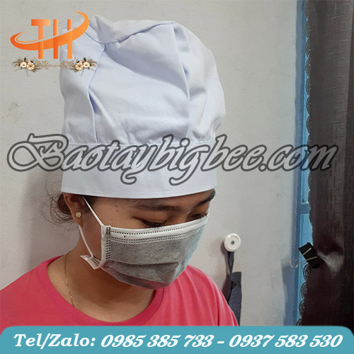 Mũ trùm đầu chế biến thực phẩm Mũ trùm đầu chế biến thực phẩm
