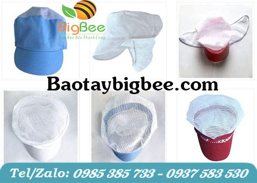 Những mẫu nón kết xếp ly trùm tóc cho công nhân Những mẫu nón kết xếp ly trùm tóc cho công nhân