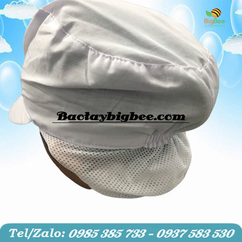 Mũ trùm đầu bao bọc toàn bộ tóc của công nhân Mũ trùm đầu bao bọc toàn bộ tóc của công nhân
