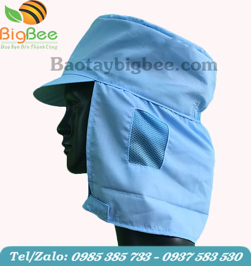 Nón trùm đầu ngành thủy sản không có khẩu trang Nón trùm đầu ngành thủy sản không có khẩu trang