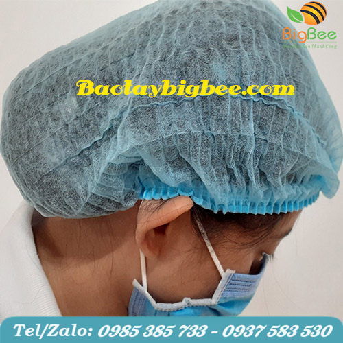 Nón - Mũ trùm đầu bao tóc con sâu. Nón - Mũ trùm đầu bao tóc con sâu.