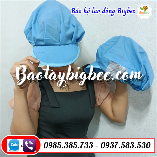 Mũ vải lưới - nón trùm đầu công nhân giá rẻ. Mũ vải lưới - nón trùm đầu công nhân giá rẻ.