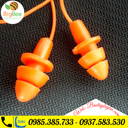 >>Nút chống ồn 2 tầng màu cam. >>Nút chống ồn 2 tầng màu cam.