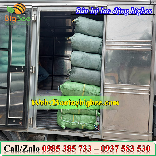 Nhân viên soại hàng bao tay tại công ty Thu Hồng sáng nay Nhân viên soại hàng bao tay tại công ty Thu Hồng sáng nay