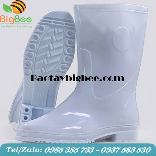 Ủng cổ thấp màu trắng. Ủng cổ thấp màu trắng.