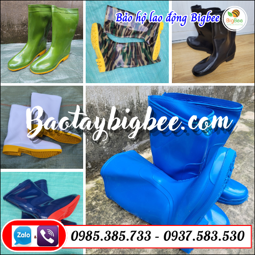 Ủng nhựa lội nước cổ cao. Ủng nhựa lội nước cổ cao.