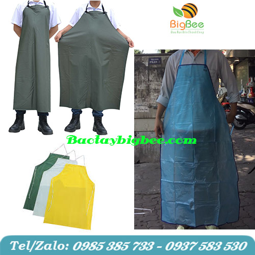 Tạp dề nhựa chống thấm nước nhiều màu. Tạp dề nhựa chống thấm nước nhiều màu.