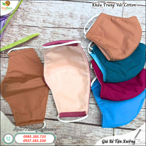Khẩu Trang Cotton 2 Lớp Êm Tai, Không Gây Khó Chịu. Khẩu Trang Cotton 2 Lớp Êm Tai, Không Gây Khó Chịu.