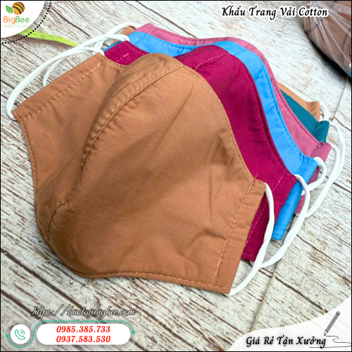 Khẩu Trang Cotton 2 Lớp Giúp Che Chắn Bụi Hiệu Quả. Khẩu Trang Cotton 2 Lớp Giúp Che Chắn Bụi Hiệu Quả.