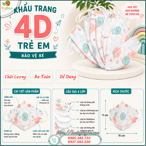 Khẩu Trang Trẻ Em Con Cá Thiết Kế Thông Thoáng, Quai Đeo Êm Ái. Khẩu Trang Trẻ Em Con Cá Thiết Kế Thông Thoáng, Quai Đeo Êm Ái.