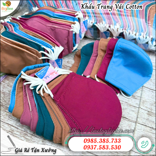 Nơi nhập sỉ khẩu trang vải cotton chống nắng – Lấy càng nhiều càng lợi. Nơi nhập sỉ khẩu trang vải cotton chống nắng – Lấy càng nhiều càng lợi.