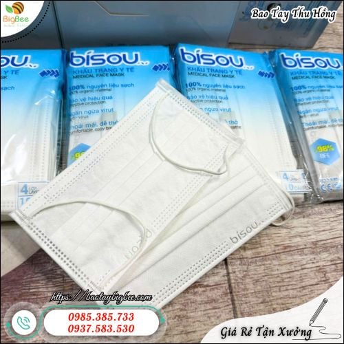 Khẩu Trang BisouThoáng Khí Không Bí Khi Sử Dụng. Khẩu Trang BisouThoáng Khí Không Bí Khi Sử Dụng.