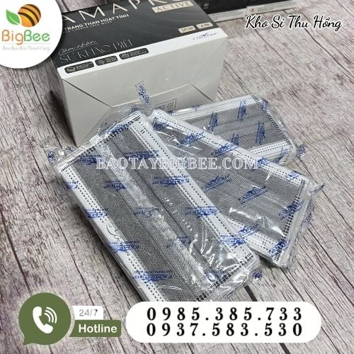Khẩu trang y tế than hoạt tính dày 4 lớp Khẩu trang y tế than hoạt tính dày 4 lớp