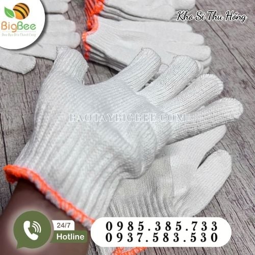 Bao tay len tẩy trắng co giãn tốt Bao tay len tẩy trắng co giãn tốt
