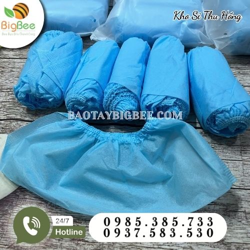 Bọc giày phòng sạch vải không dệt Bọc giày phòng sạch vải không dệt