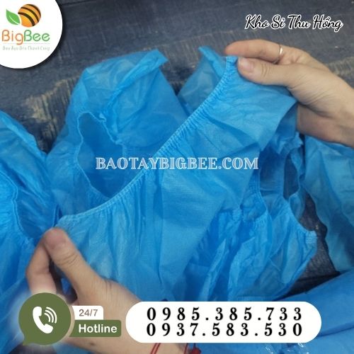 Bọc giày phòng sạch co giãn tốt, thoáng khí, nhẹ Bọc giày phòng sạch co giãn tốt, thoáng khí, nhẹ