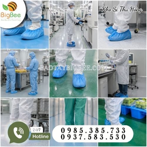 Mốt số ứng dụng thực tế của bọc giày vải phòng sạch Mốt số ứng dụng thực tế của bọc giày vải phòng sạch
