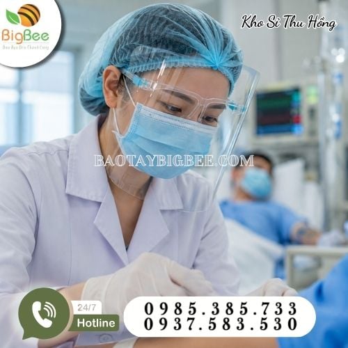 Kính bảo hộ che mặt chống virus dịch bệnh lây qua hô hấp Kính bảo hộ che mặt chống virus dịch bệnh lây qua hô hấp