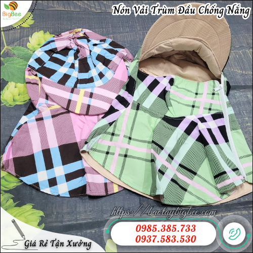 Mũ Vải Trùm Đầu Chống Nắng Che Kín Cổ Gáy Dùng Ngoài Trời. Mũ Vải Trùm Đầu Chống Nắng Che Kín Cổ Gáy Dùng Ngoài Trời.