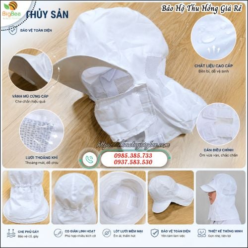 Nón Vải Thủy Sản Kín Đầu Có Khẩu Trang Bền Đẹp Giá Tốt. Nón Vải Thủy Sản Kín Đầu Có Khẩu Trang Bền Đẹp Giá Tốt.