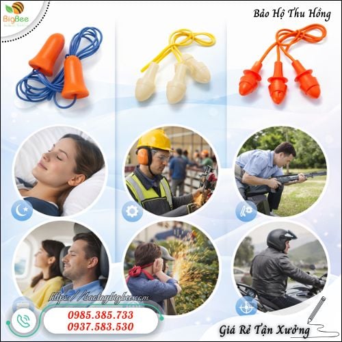 Nút Nhét Tai Chống Ồn Đa Năng Dùng Mọi Ngành Nghề. Nút Nhét Tai Chống Ồn Đa Năng Dùng Mọi Ngành Nghề.