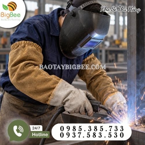 Ống tay da hàn sản phẩm không thiếu thiếu cho thợ hàn Ống tay da hàn sản phẩm không thiếu thiếu cho thợ hàn