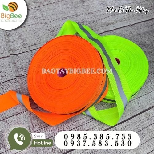 Dây vải phản quang nhiều màu giá rẻ tại Thu Hồng Dây vải phản quang nhiều màu giá rẻ tại Thu Hồng